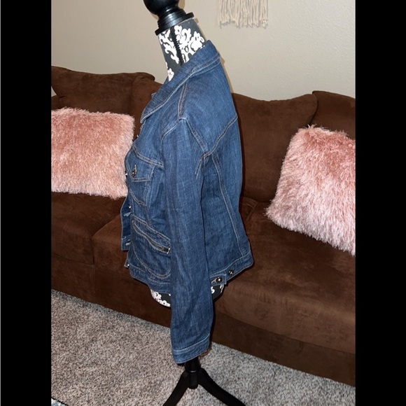 CHICO’S Platinum Collection Denim Jacket - Picture 5 of 7